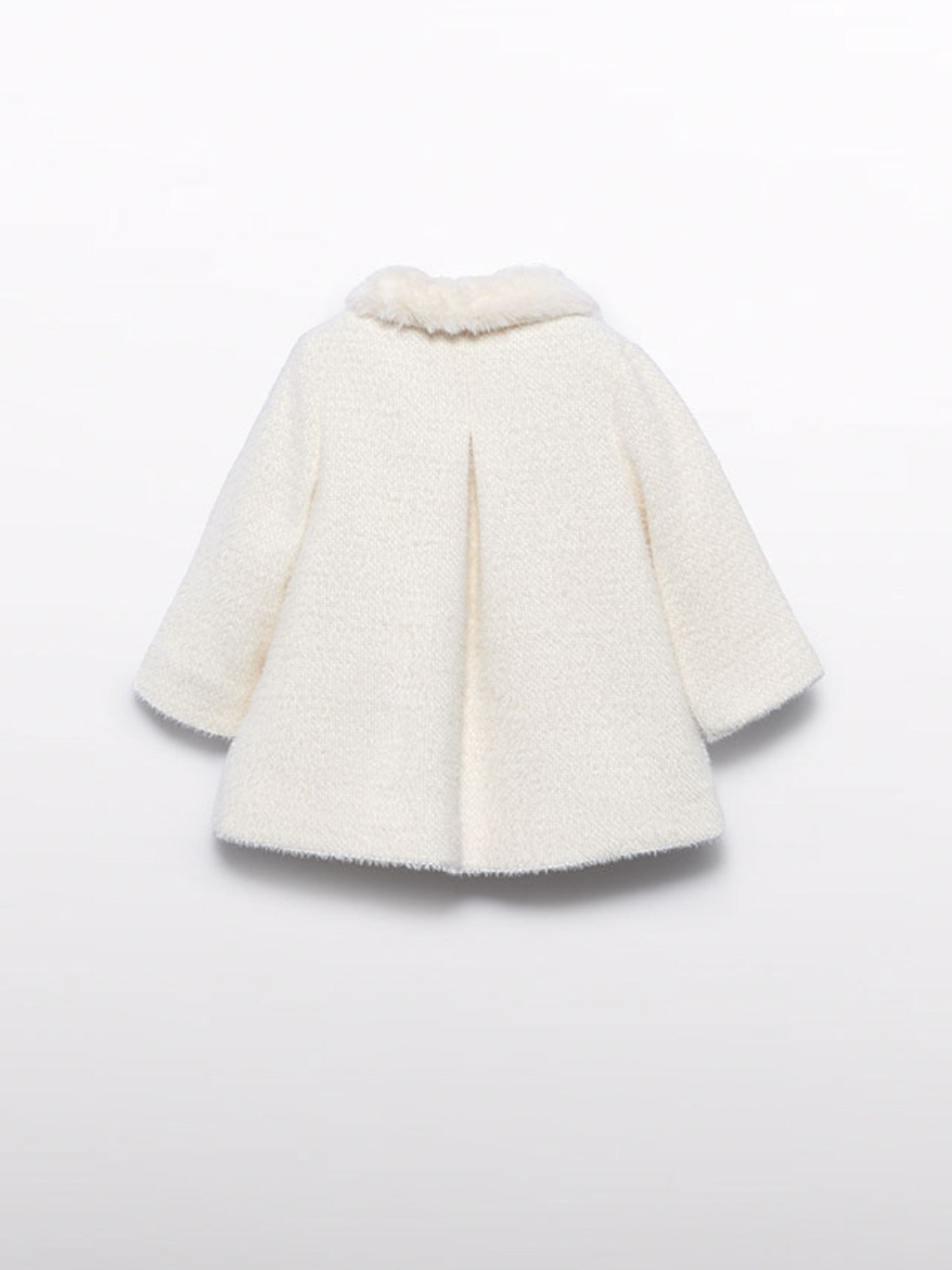 Cappotto punto strutturato Bimba PANNA 5819/90 -  NANU' BABY