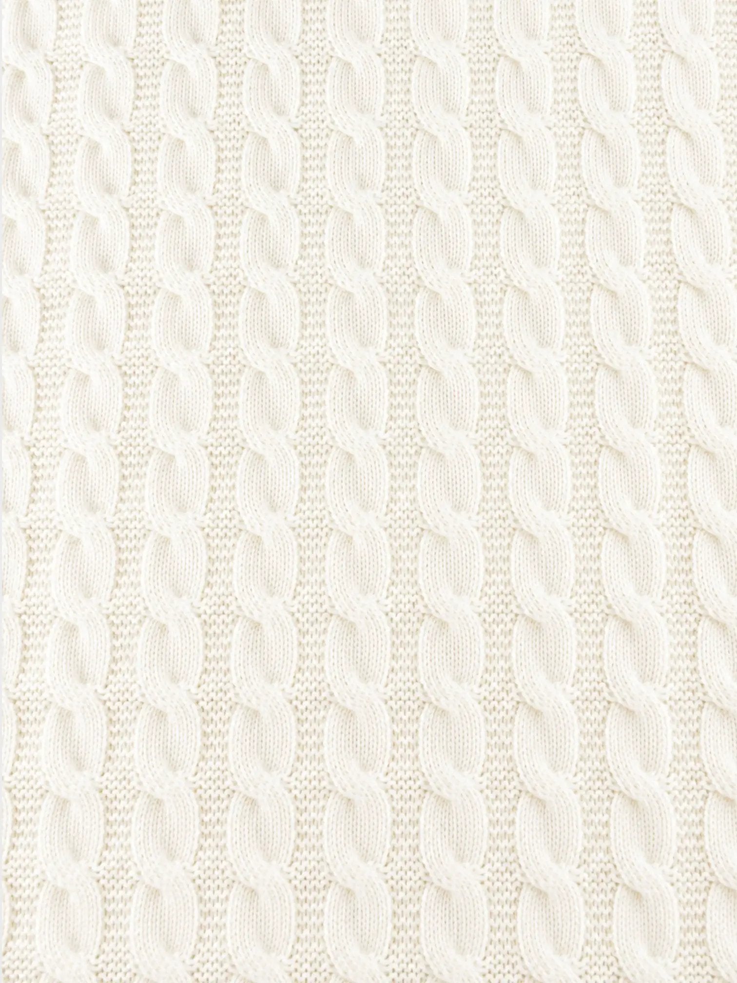 Coperta Neonato Bianco TRECCIA 123/30 by BABY LORD