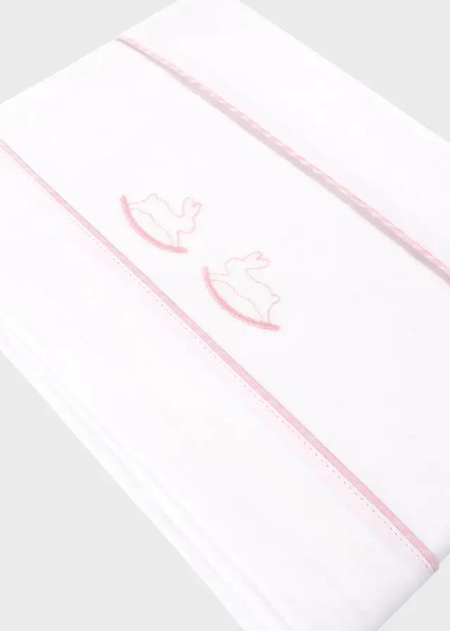 Lenzuolino Neonata Rosa C63404/R-B by COCCODE'