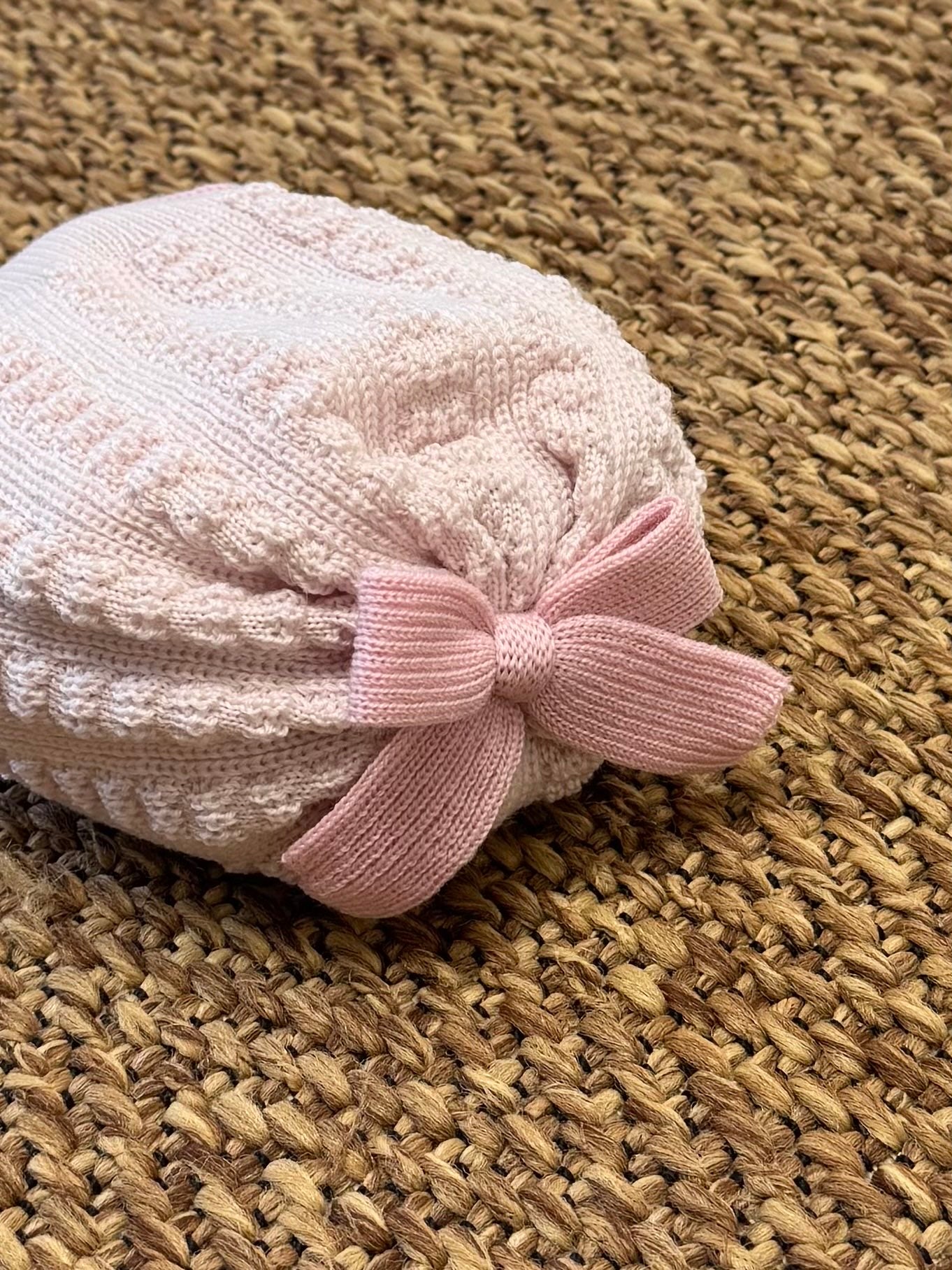 Cuffia Neonata NATURALE IN4671BT