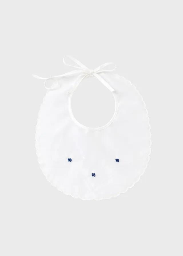 Bavetta Neonato Bianco BENIAMINO/BV by PICCOLA GIUGGIOLA
