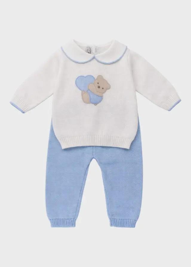 Completo nascita Neonato Cielo ORSETTO CUORE 576 by BABY LORD