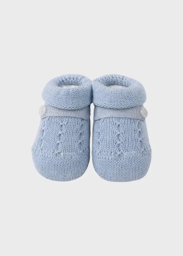 Babbucce Neonato Cielo TRECCE 756/C by BABY LORD