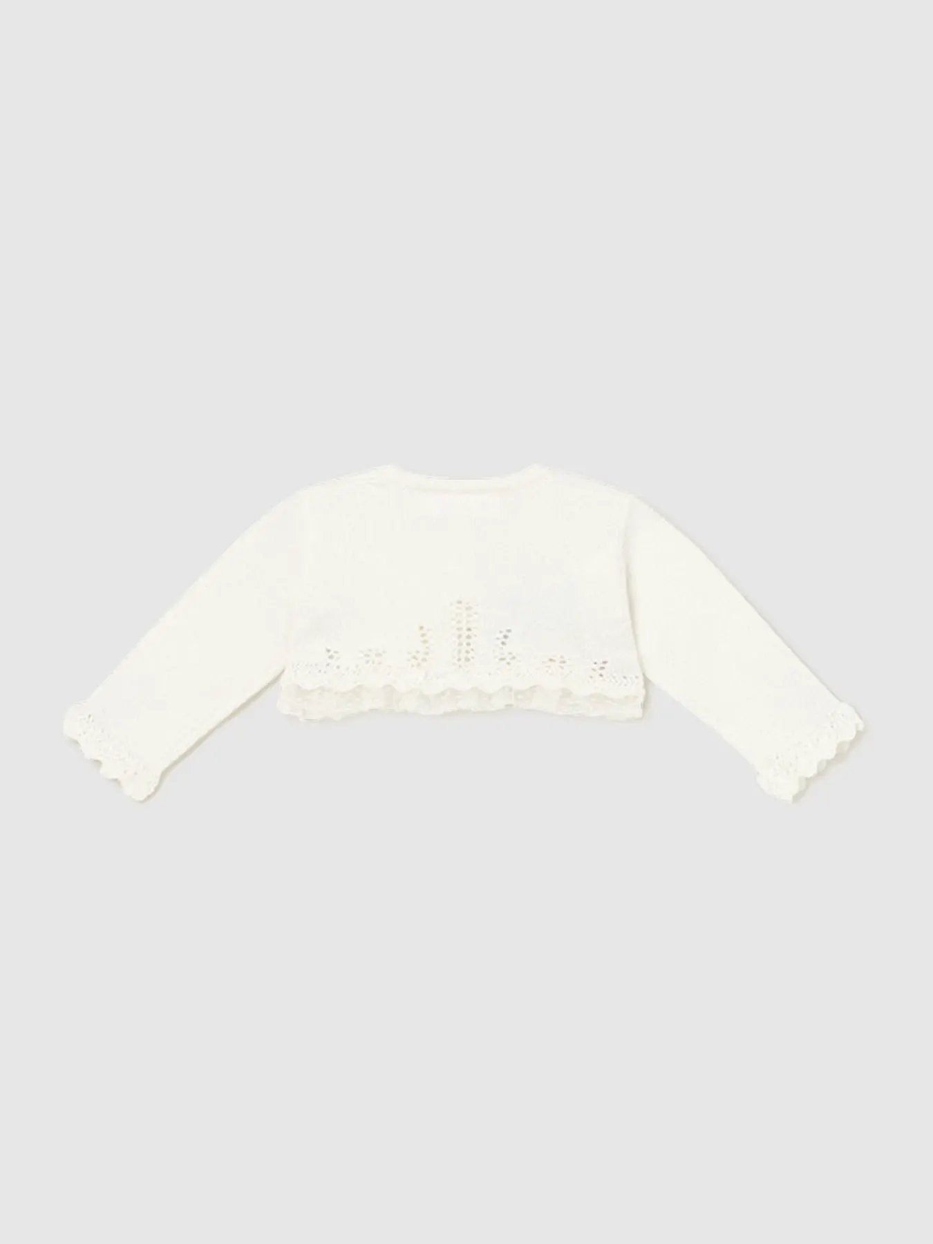 Giacca Bimba Ecru 1377 by MAYORAL