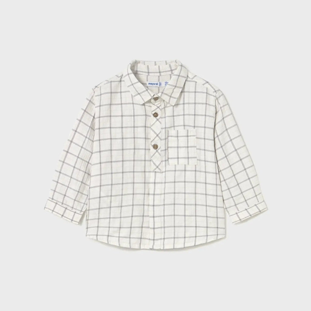 Camicia Bimbo Grigio 2110/95 by MAYORAL