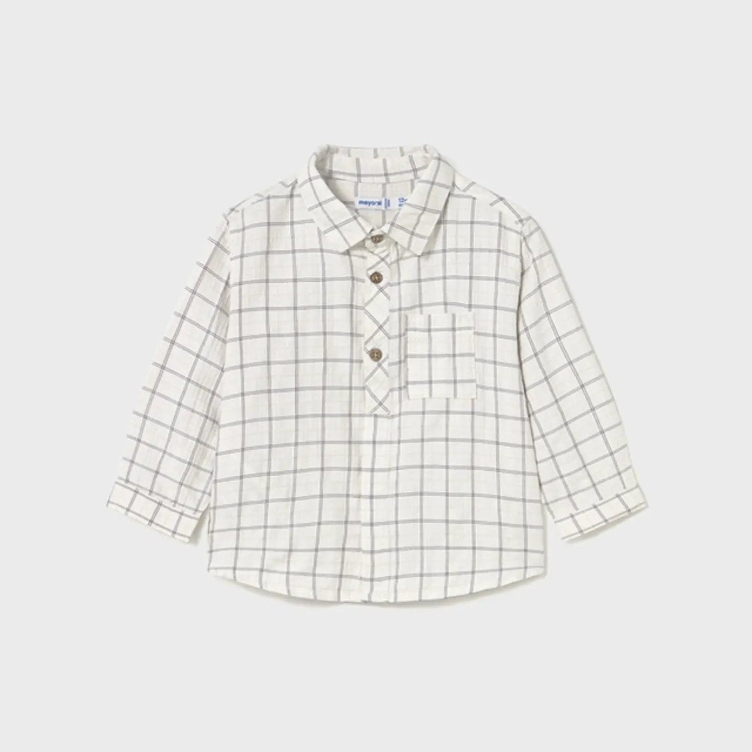 Camicia Bimbo Grigio 2110/95 by MAYORAL