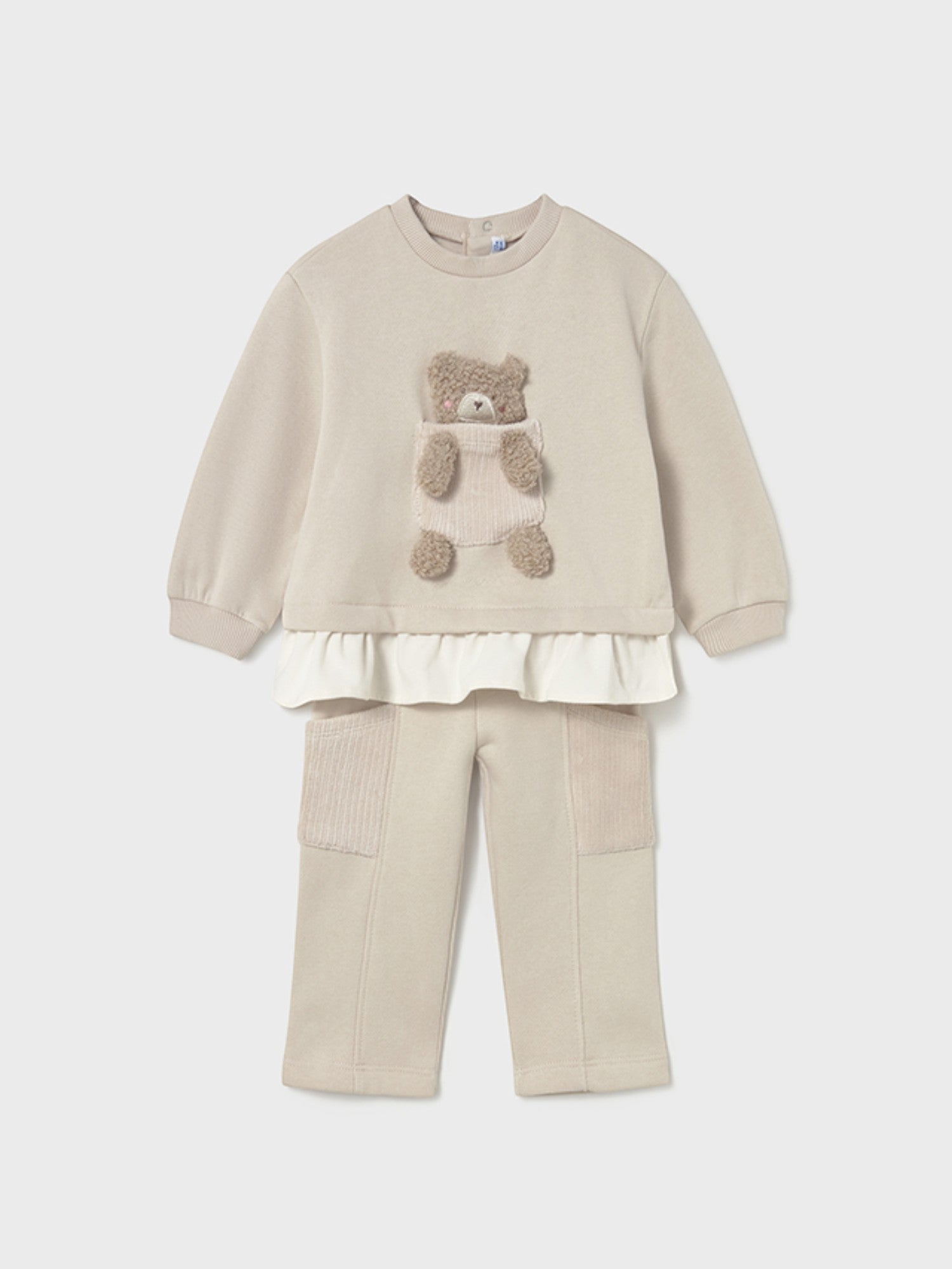 tuta Bimba Avorio 2843/52 -  NANU' BABY