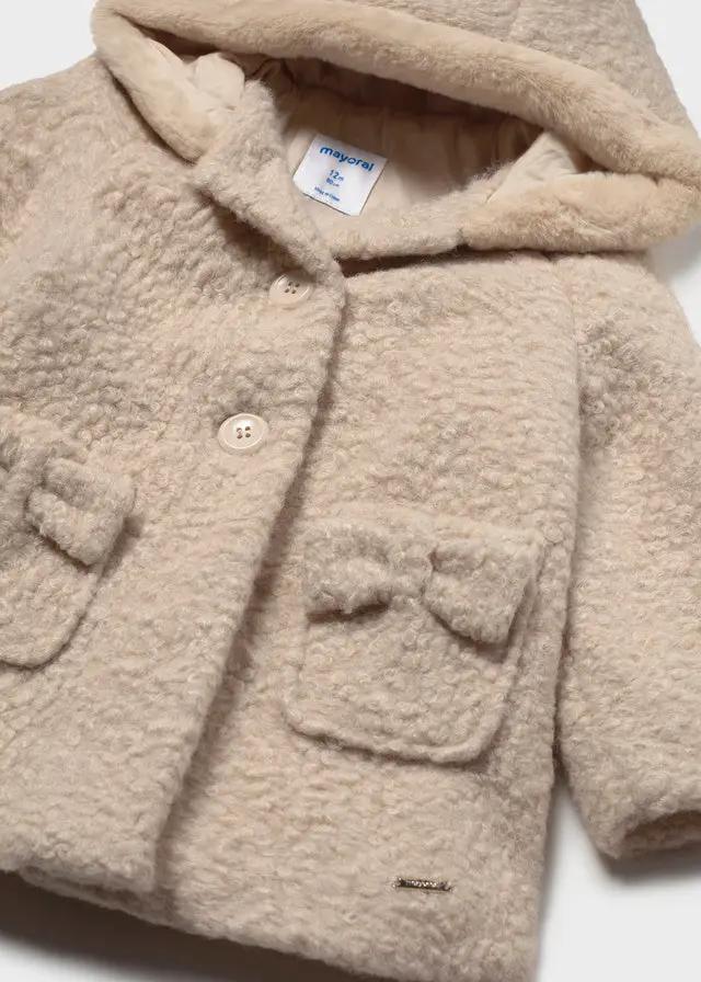 Cappotto Bimba Avorio 2436/82 by MAYORAL