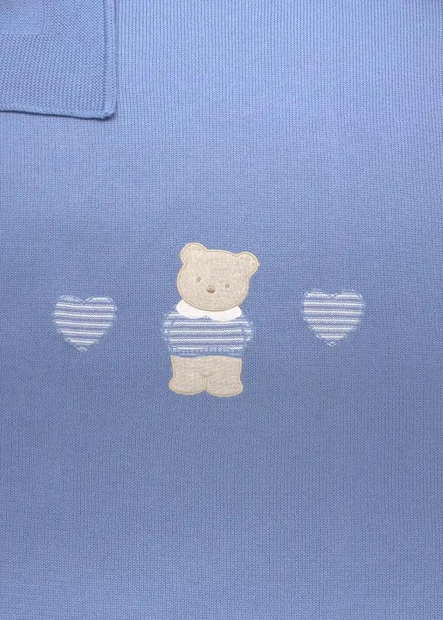 Coperta Neonato Azzurro TEDDY 198/A by BABY LORD