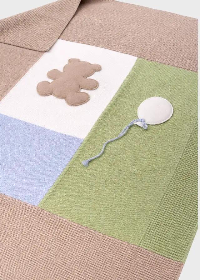 Coperta Neonato Verde MF778271/4470 by COLORICHIARI