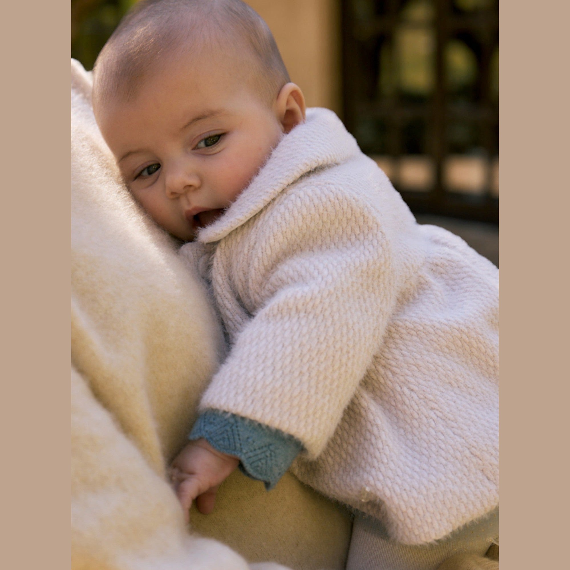Cappotto Bimba Beige 2401/80 -  NANU' BABY