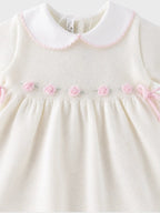 Completo nascita Neonata Bianco FIORI DI LOTO 432/3031 by BABY LORD