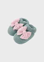 Babbucce Neonata Verde FIOCCO 758/V by BABY LORD