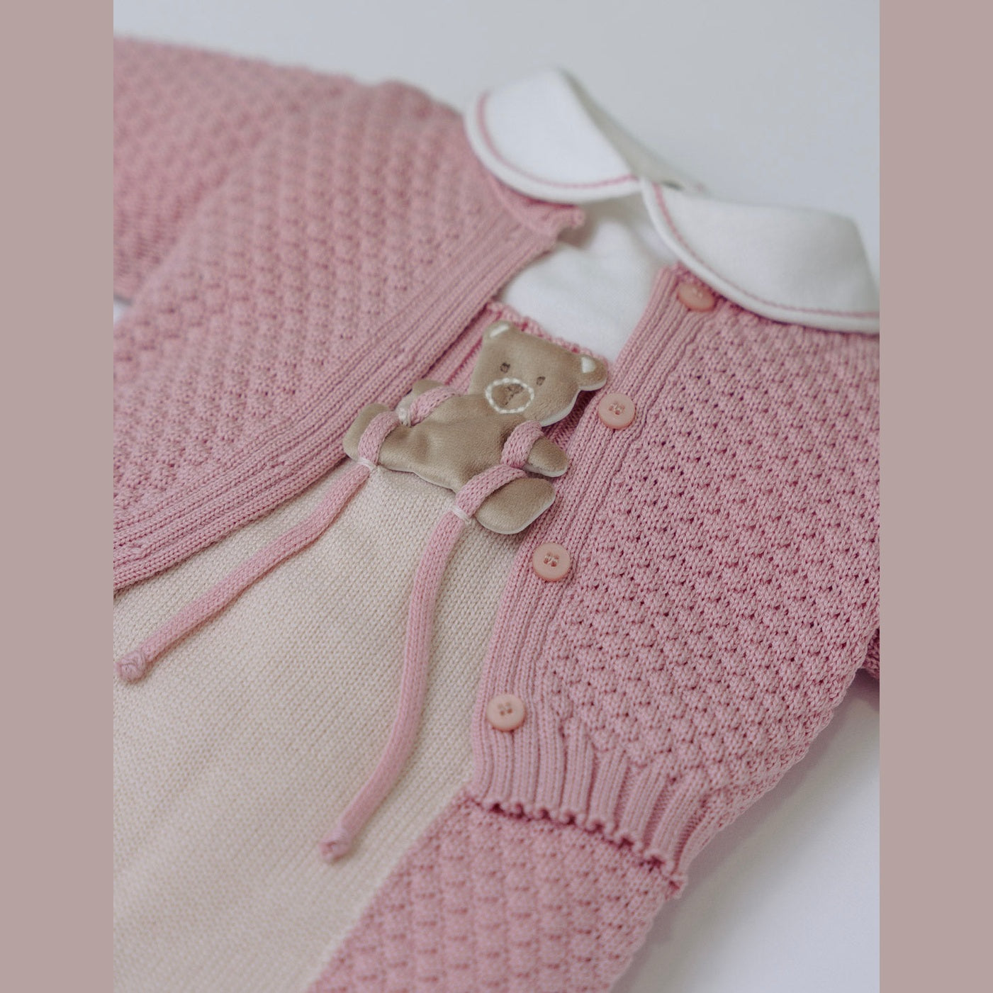 Completo nascita Mongolfiera Neonata ROSA IN5731/R -  NANU' BABY
