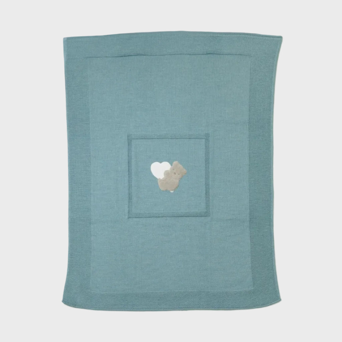 Coperta Neonato Verde TEDDY LOVE 133 by BABY LORD