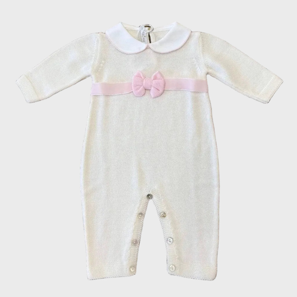 Tutina Neonata Panna DOPPIO FIOCCO 347 by BABY LORD