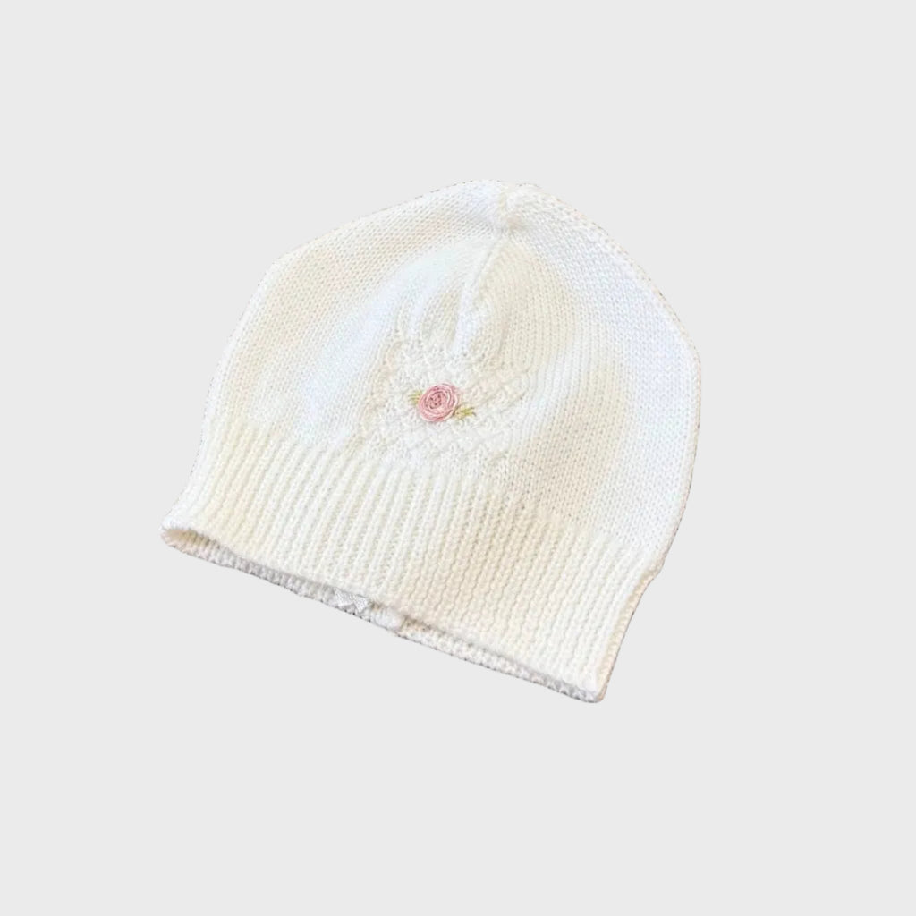 Cuffia Neonata Panna ASIA/CU by PICCOLA GIUGGIOLA