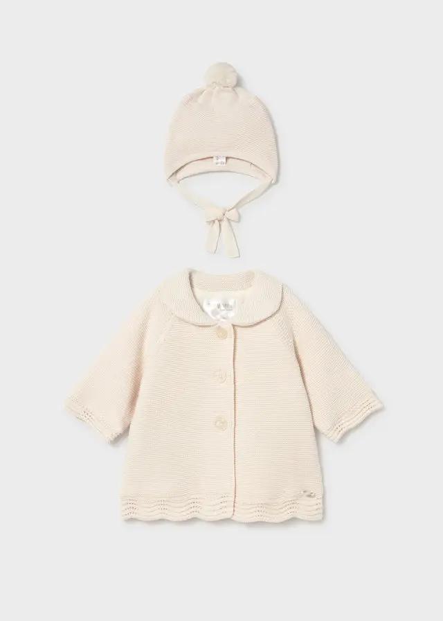 Cappotto Bimba Avorio 2403/86 by MAYORAL