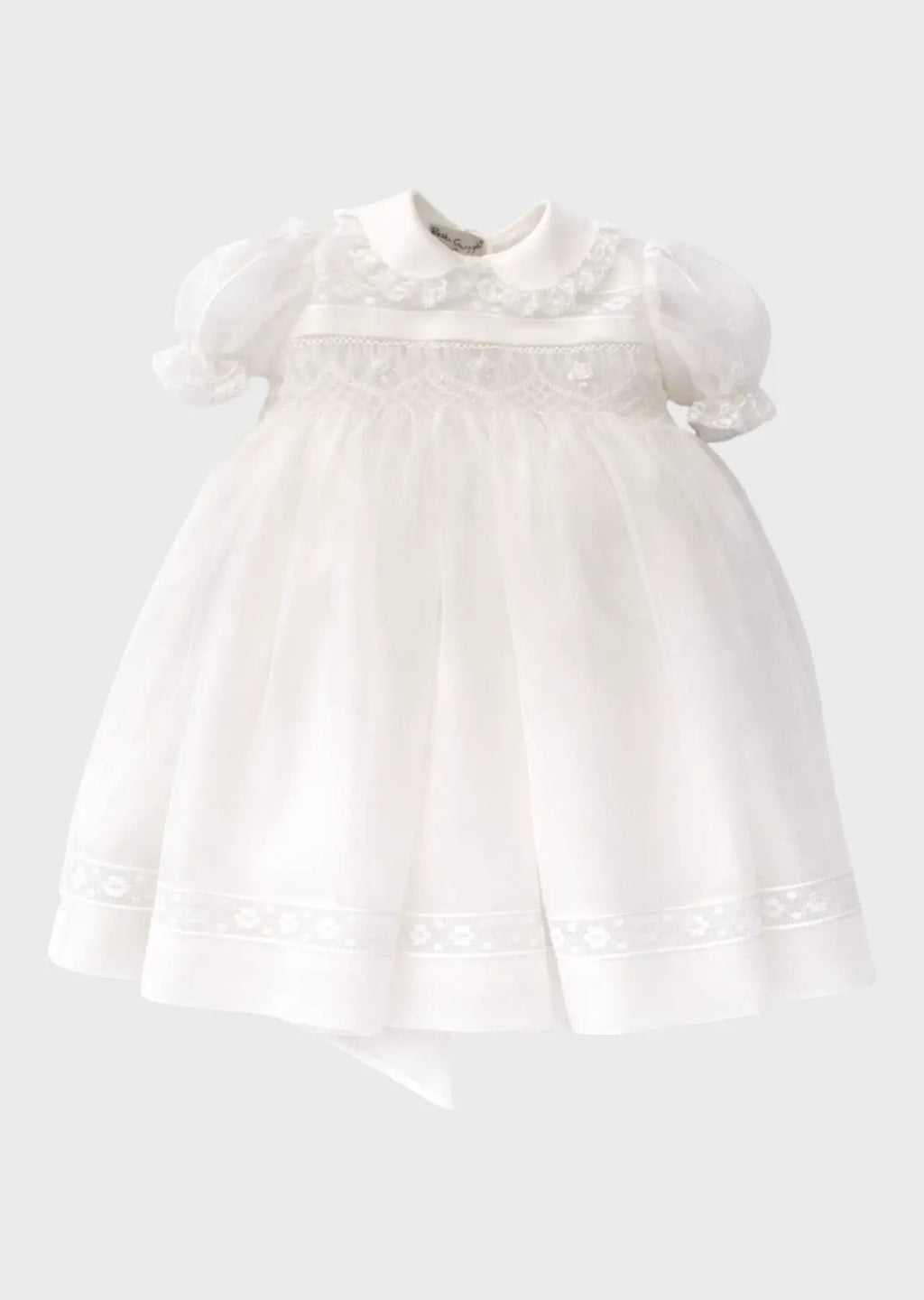 Abito Cerimonia Bimba Bianco LORETTA by PICCOLA GIUGGIOLA