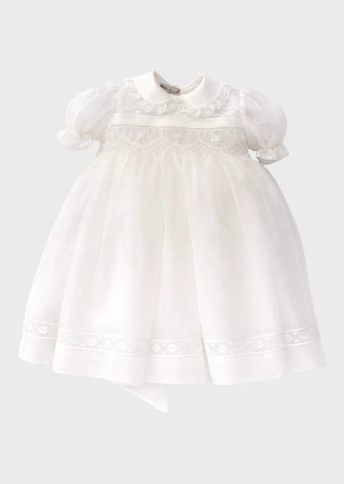 Abito Cerimonia Bimba Bianco LORETTA by PICCOLA GIUGGIOLA