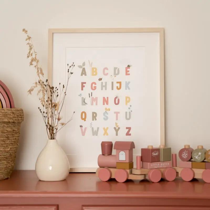 Poster A3 Rosa PW10710750 by LITTLE DUTCH