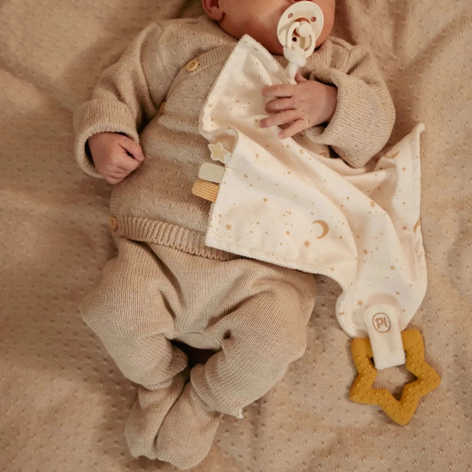 Pantaloni Neonato Beige CL25293019 by LITTLE DUTCH