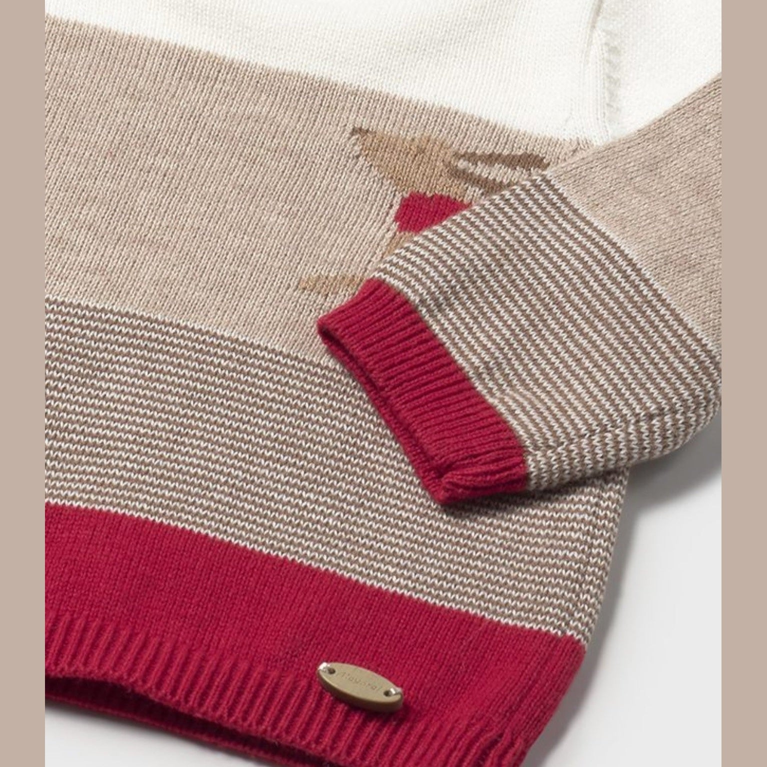 Completo Bimbo Beige Pantaloni Corti Mayoral 2259/30 - NANÙ BABY -  NANU' BABY