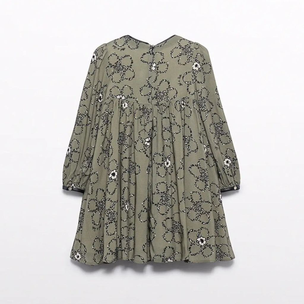 Abito Bimba Verde 5536/6 by ABEL & LULA