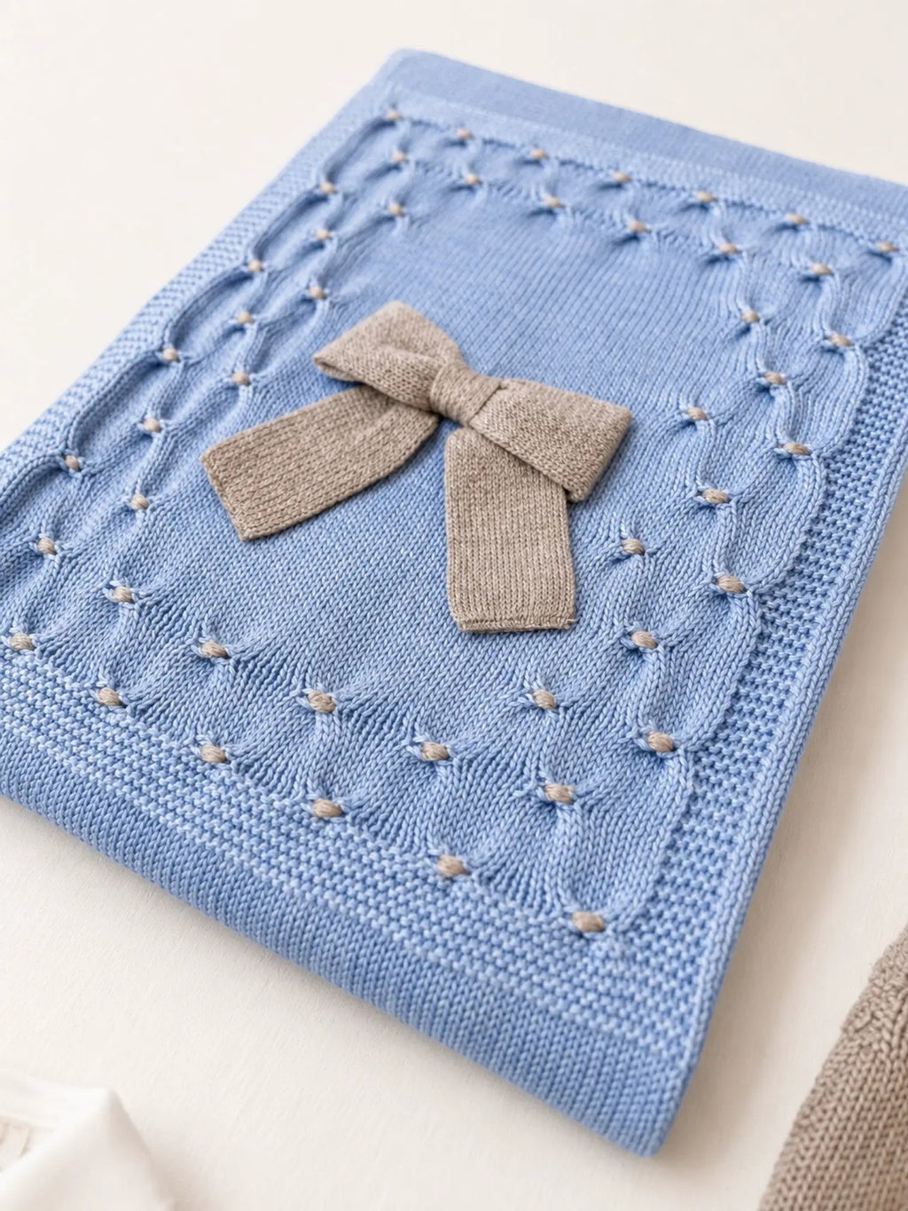 Coperta Neonato Azzurro NIDO D'APE 135/5848 by BABY LORD