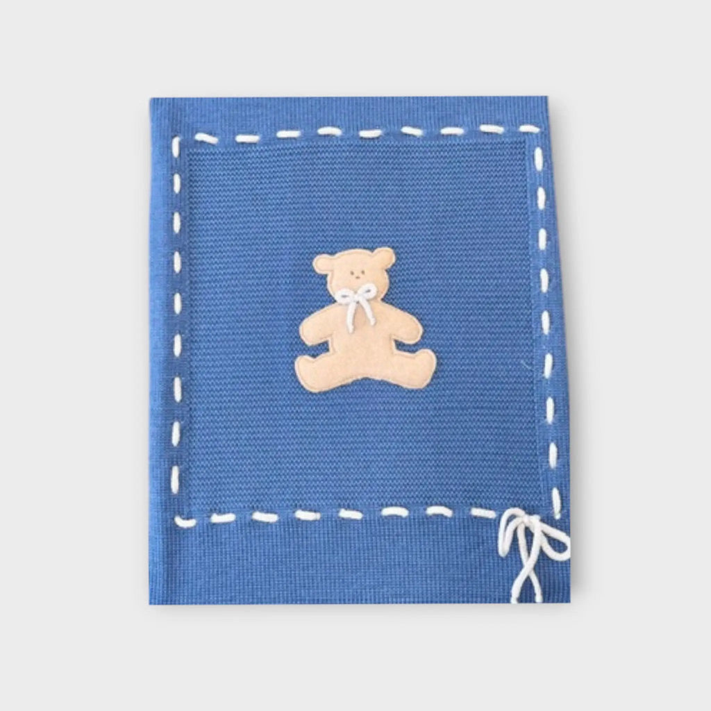 Coperta Neonato Blu ORSETTO 114 by BABY LORD
