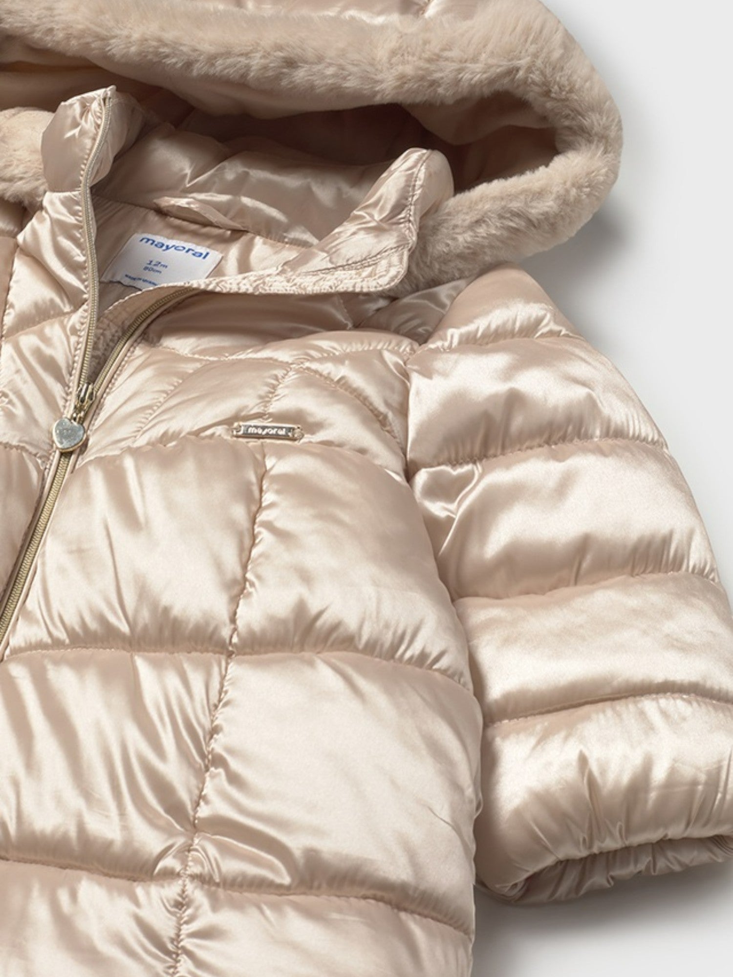 Giaccone lungo Bimba Beige 2436/55 -  NANU' BABY