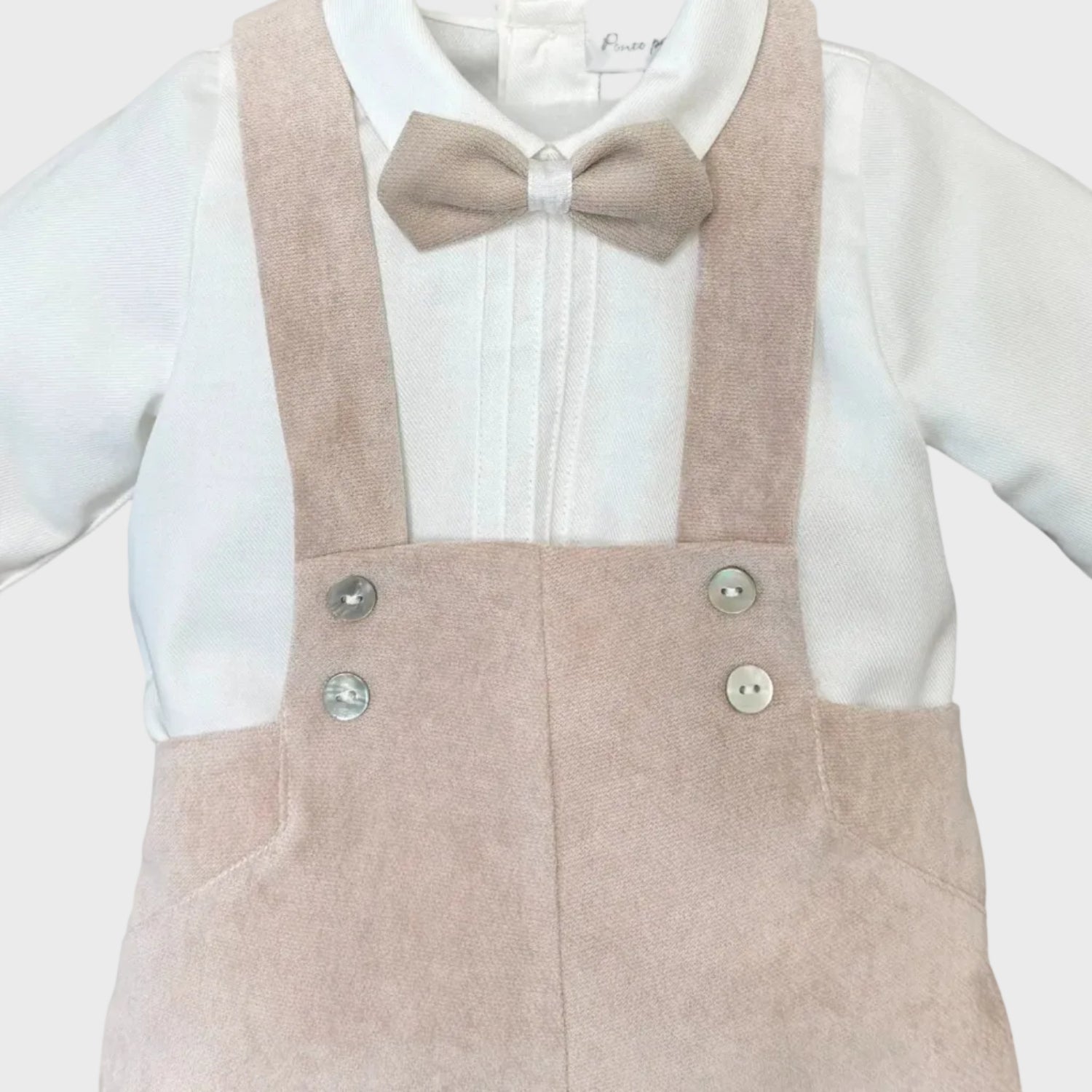 Completo Cerimonia Bimbo Beige 1/6417-B by PONTO POR PONTO