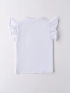 T-shirt Bimba Bianco 0B318/0113 by SARABANDA