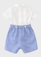 Completo Cerimonia Bimbo Azzurro 1/6330-A by PONTO POR PONTO