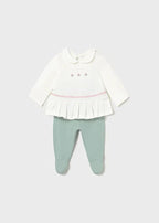 Completo nascita Neonata Verde 1592/89 by MAYORAL