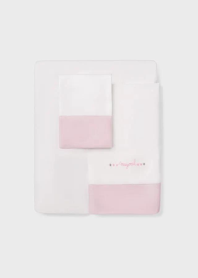 Lenzuolino Neonata Rosa 9992/12 by MAYORAL