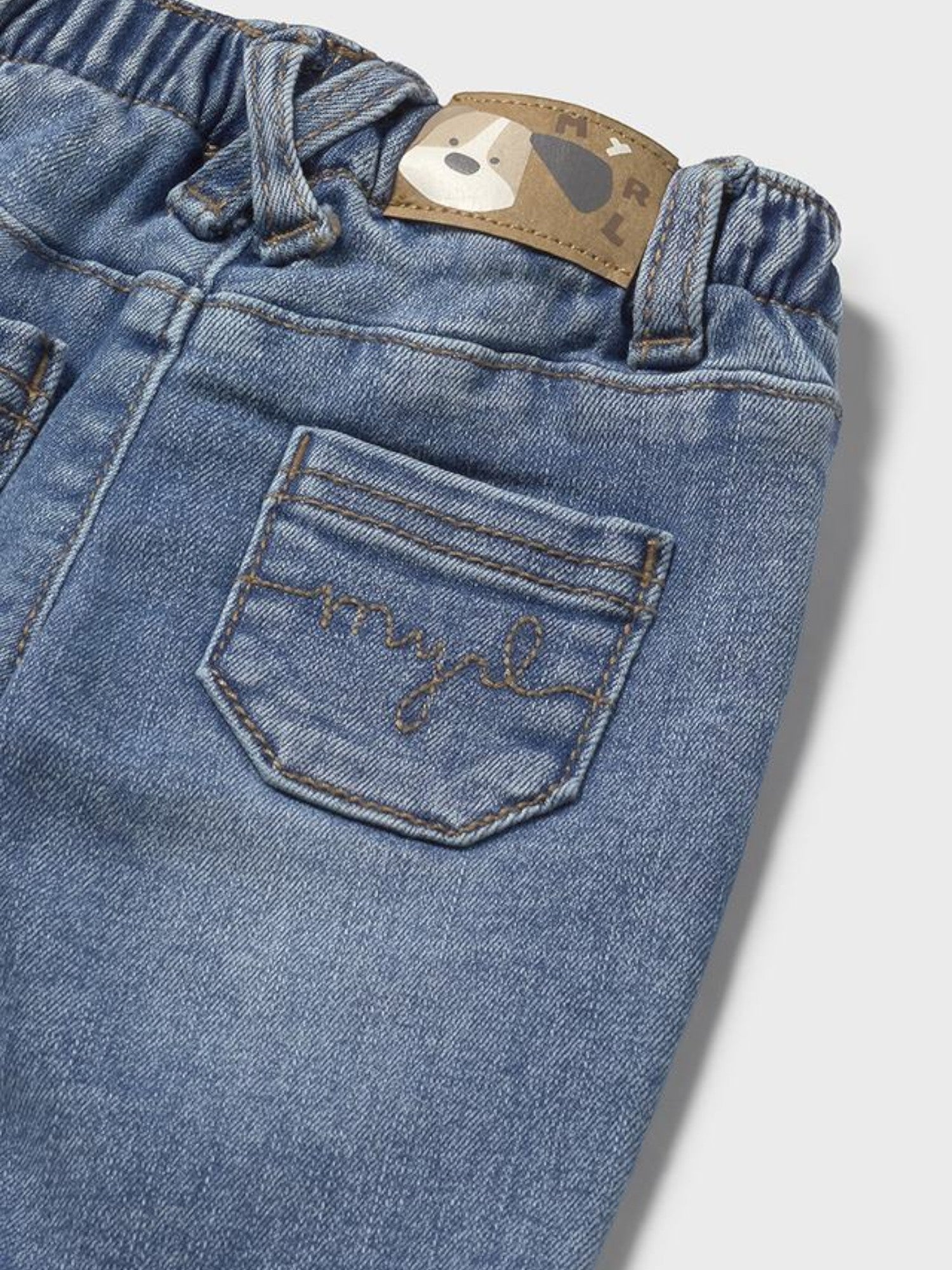 Pantaloni Bimbo Jeans Lunghi Mayoral 593/5 - NANÙ BABY -  NANU' BABY