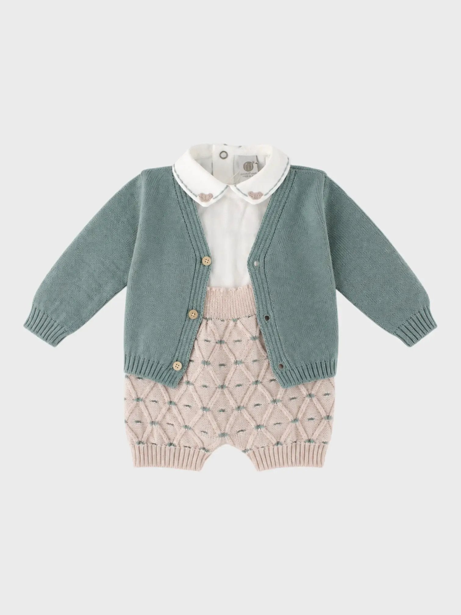 Completo nascita Neonato Verde IS7160 by MARLU'