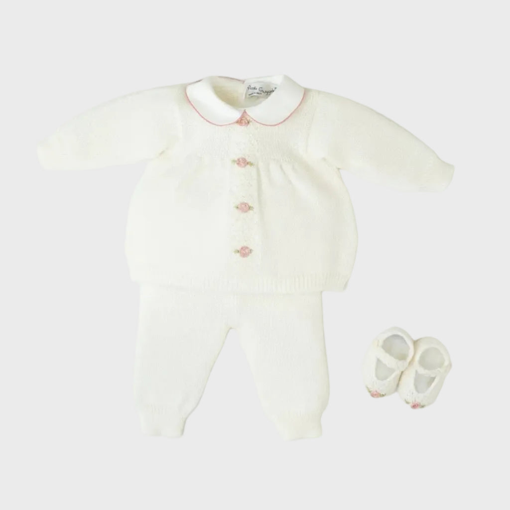 Completo nascita Neonata Panna ASIA/CN by PICCOLA GIUGGIOLA