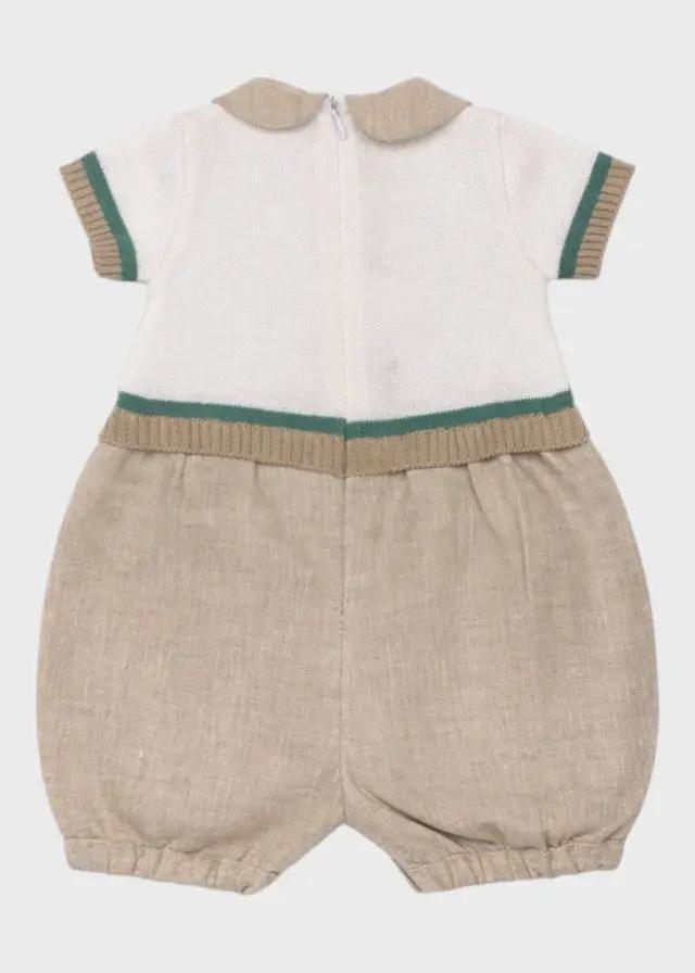 Pagliaccetto Neonato Avorio 7613 by BIMBALO'