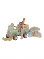 Auto in legno con animali Multicolore LD7482 by LITTLE DUTCH