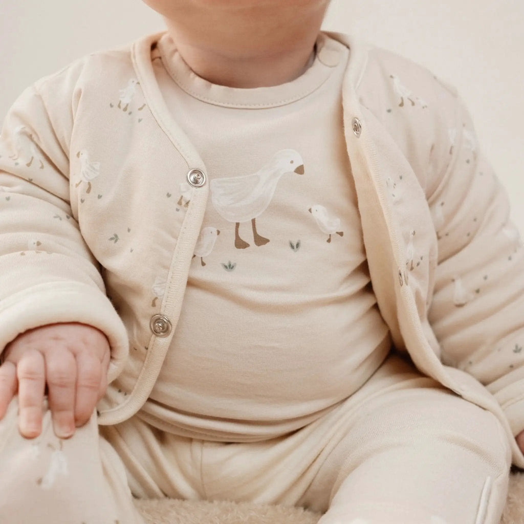 Maglia Neonato Avorio CL25291001 by LITTLE DUTCH