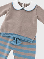 Completo nascita Neonato Verde RIGHE 523