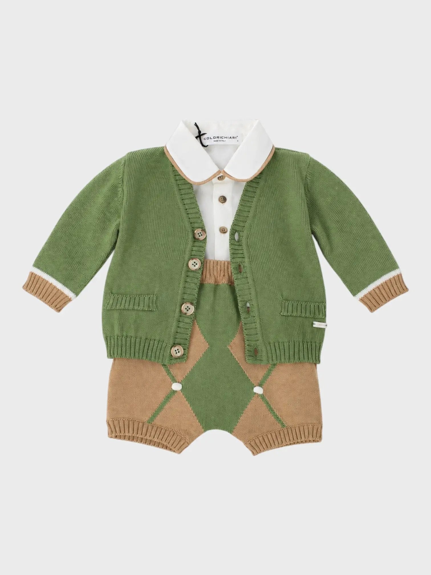 Completo nascita Neonato Verde MF438583/2088 by COLORICHIARI