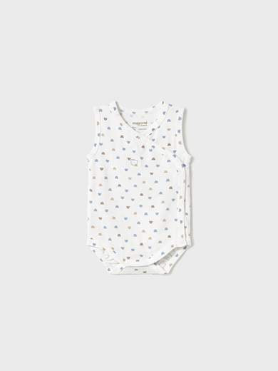 Body manica smanicata Neonato AZZURRO 1702 /A -  NANU' BABY
