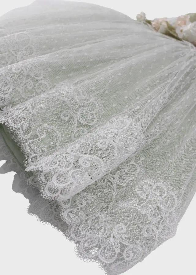 Abito Cerimonia Bimba Verde FB082/V by FLO' SARTORIA ITALIANA