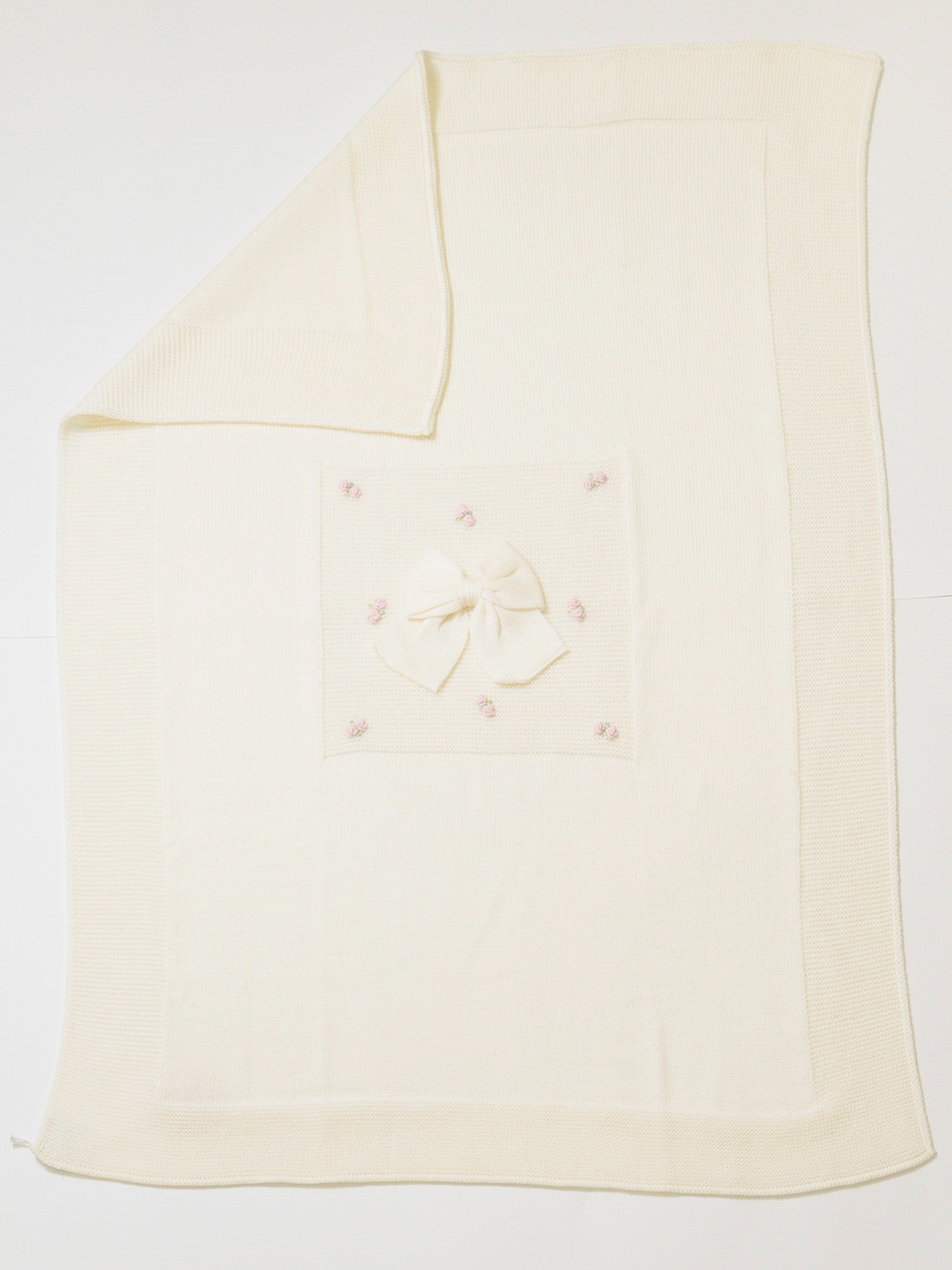 Coperta Roselline Neonata PANNA ROSELLINE/104 -  NANU' BABY