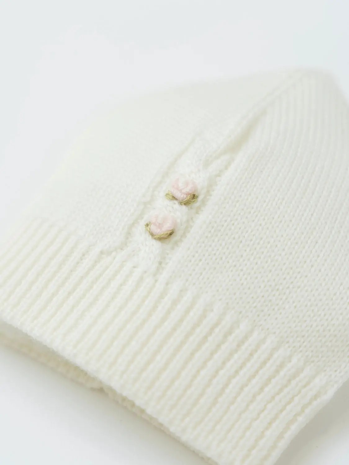 Cuffia Neonata Rosa OLLY/CU-R by PICCOLA GIUGGIOLA