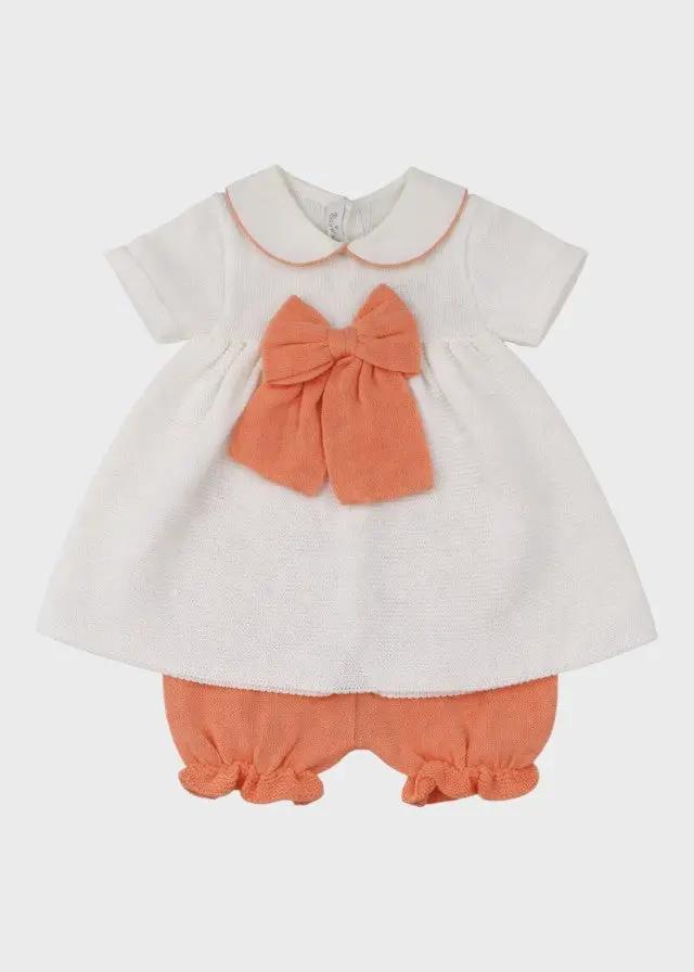 Completo Bimba Arancione FIOCCO 479/A by BABY LORD