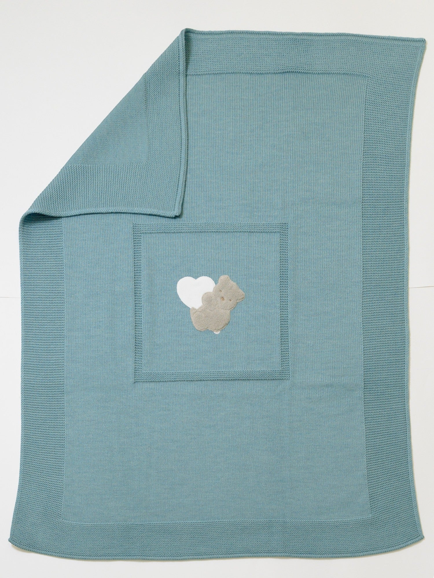 Coperta Teddy Love Neonato VERDE TEDDY LOVE 133 -  NANU' BABY